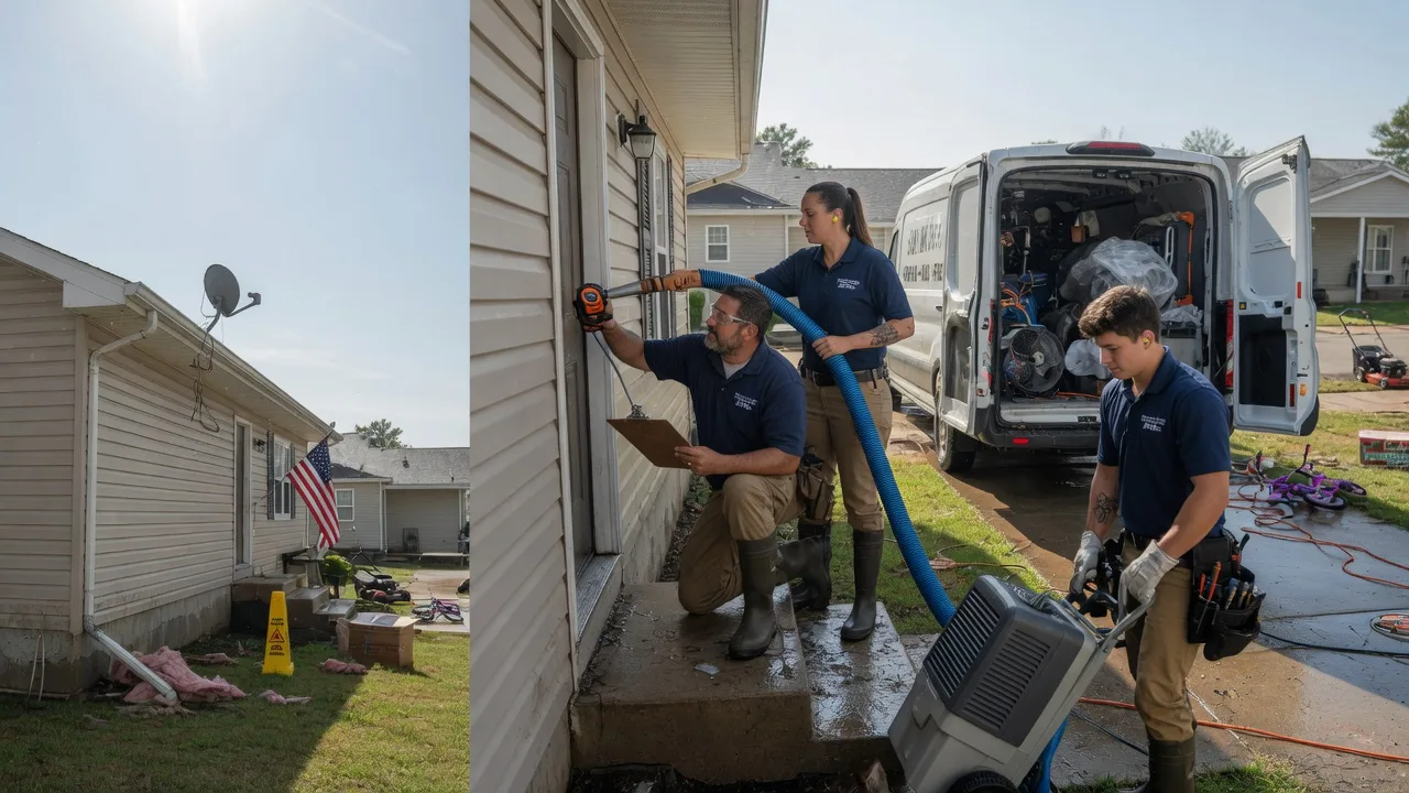 Ceiling Water Damage Restoration in Charlotte, TX near me